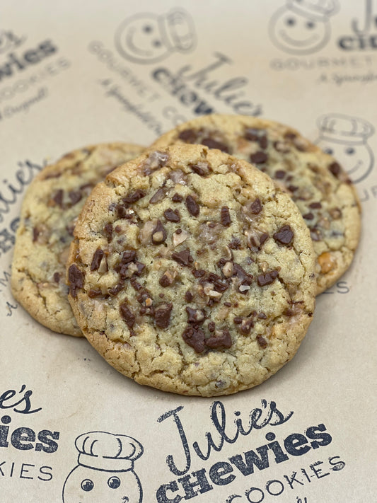 Dozen Butterscotch Toffee Cookies